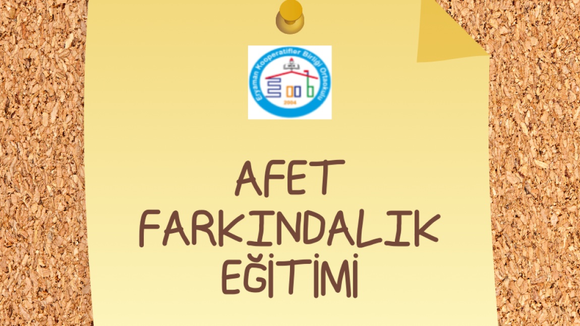 AFAD tarafından öğrencilerimize 